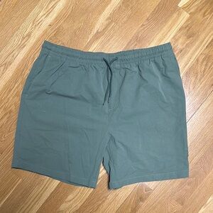 Green Drawstring Shorts
